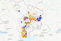 Минобороны показало на интерактивной карте заминированные территории Донбасса