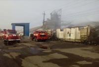 В Харьковской области произошел масштабный пожар на складах с зерном