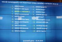 Состоялась жеребьевка третьего раунда Кубка Украины по футболу