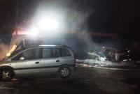 В Житомире на автостоянке сгорели четыре машины