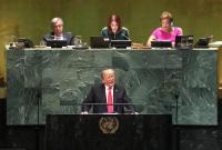 "США отвергают идеологию глобализма": Трамп выступил на Генассамблее ООН