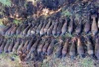 В Днепропетровской области специалистами группы пиротехнических работ обезврежено 44 единицы боеприпасов