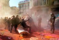 Столкновения демонстрантов с полицией в Барселоне: пострадали 24 человека, шестеро задержанных