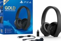 Sony показала «золотые» наушники для PlayStation 4