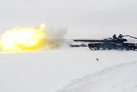 В Луганской области боевики провели учения танкистов и артиллеристов