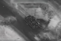 Как ВВС коалиции бомбили в Сирии танки и гаубицы сил Асада (видео)