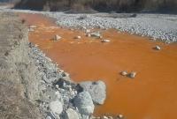В Северной Осетии река стала оранжевого цвета (видео)
