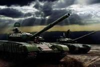 Российские наемники во время учений на Донбассе уничтожили два своих танка Т-72, - штаб АТО