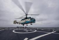 В Черном море украинские вертолеты провели совместные тренировки с кораблем ВМС США