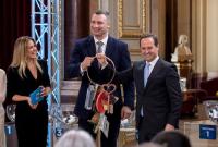 Кличко передал мэру Лиссабона символические ключи от Евровидения