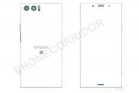 Схематичное изображение раскрывает особенности смартфона Sony Xperia XZ Pro