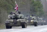 В Эстонии увеличат военное присутствие британских танков