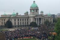 В сербской столице вновь прошли антиправительственные протесты