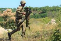 В районе ООС боевики семь раз открывали огонь: один украинский военный ранен