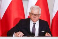 Глава МИД Польши заверил Зеленского в поддержке территориальной целостности Украины