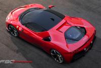Ferrari SF90 Stradale — первый подключаемый гибрид бренда с ДВС и тремя электродвигателями суммарной мощностью 1000 л.с.