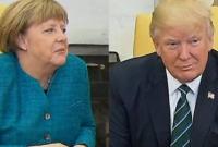 Трамп и Меркель обсудили Украину в телефонном разговоре