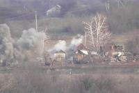 Уничтожение позиции оккупантов на Донбассе попало на видео - у боевиков серьезные потери