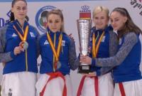 Украинские каратистки стали чемпионками Европы