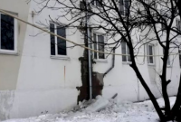В Харькове упавший с крыши лед перебил газопровод