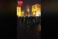 В центре Киева подрались ультрас Динамо и немецкого Айнтрахта (видео)