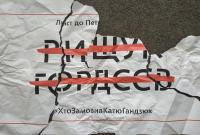 "Кто заказал Гандзюк": во время визита Порошенко в Харьков активистам разорвали плакат