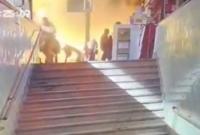 Появилось видео с моментом взрыва на вокзале в Каире в результате железнодорожной аварии