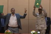 В Судане военные и оппозиция подписали конституционную декларацию