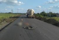 В Харьковской области грузовик сбил насмерть велосипедиста