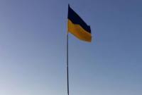 В оккупированном Крыму подняли украинский флаг (видео)