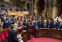 Арестованные экс-лидеры Каталонии прошли в испанский парламент
