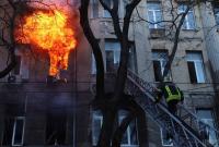 В Одесской ОГА назвали вероятную причину масштабного пожара в колледже