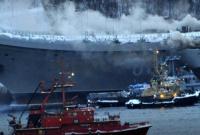 Пожар на российском авианосце "Адмирал Кузнецов": число пострадавших возросло до 12 человек