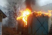 В Киеве произошел пожар на территории института нейрохирургии