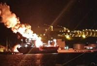 В Турции взорвался нефтяной танкер
