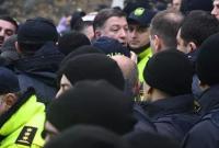 В Грузии задержали участников протеста под правительственным зданием