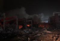 Взрыв в Днепре: спасатели тушили пожар на заводе с большими трудностями (видео)