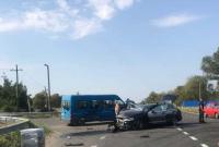 В Одесской области столкнулись легковушка и микроавтобус, травмированы трое взрослых и двое детей