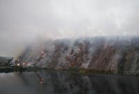В Чернигове горит городская свалка