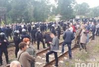 Блокада угля во Львовской области: задержаны 28 человек и травмированы 8 полицейских