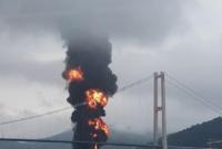 В порту Южной Кореи взорвалось грузовое судно