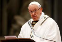 Папа Римский беспокоится за войну на Донбассе