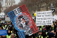10-й раунд протестов "желтых жилетов": полиция Парижа сообщила об арестах