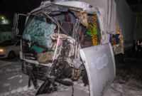 Под Киевом столкнулись грузовики: водитель авто с логотипом Novus погиб на месте