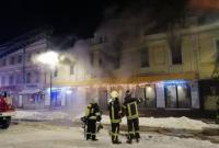 На Подоле в Киеве горел ресторан