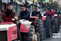 В Греции сотни фермеров вышли на протест, заблокировав национальную трассу