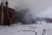 В Ивано-Франковской области горел завод