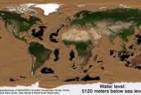 Симуляция NASA показала Землю с пересохшими океанами (видео)