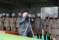 Ким Чен Ын провел первые с начала года военные учения армии КНДР