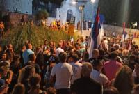 Перед парламентскими выборами в Черногории прошли массовые просербские демонстрации
